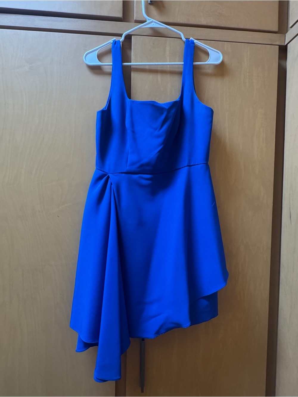 Gianni Bini Royal Blue Sleeveless Asymmetric Party Dress